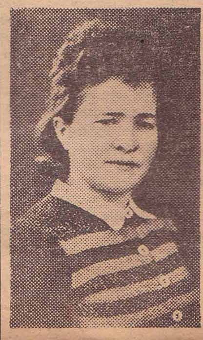 Poels bij haar aanhouding in 1942 