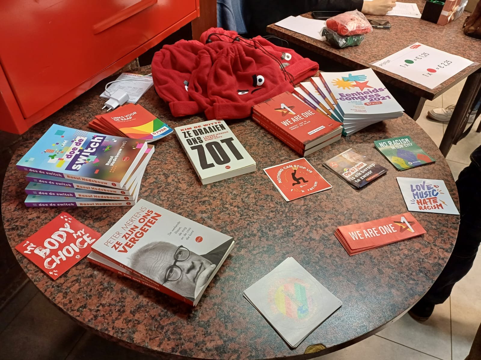 Boekenoptafel